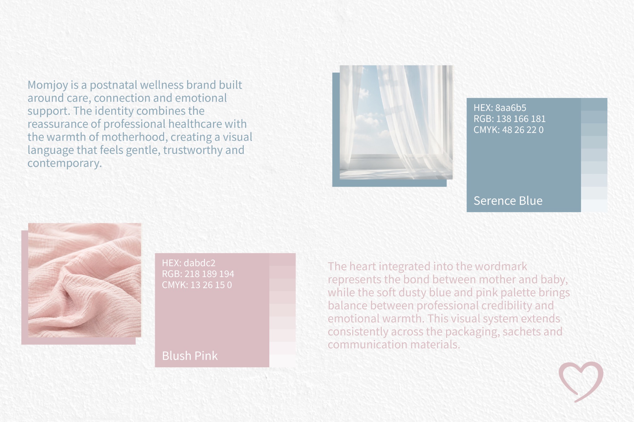 Momjoy brand identity and packaging design
